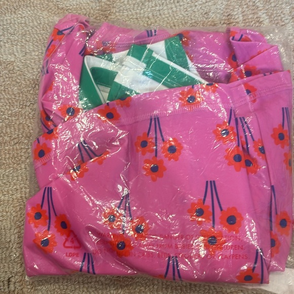 Hannah Andersson Floral Poisies Recycled Print Rash Guard Set size 140 - Picture 1 of 3